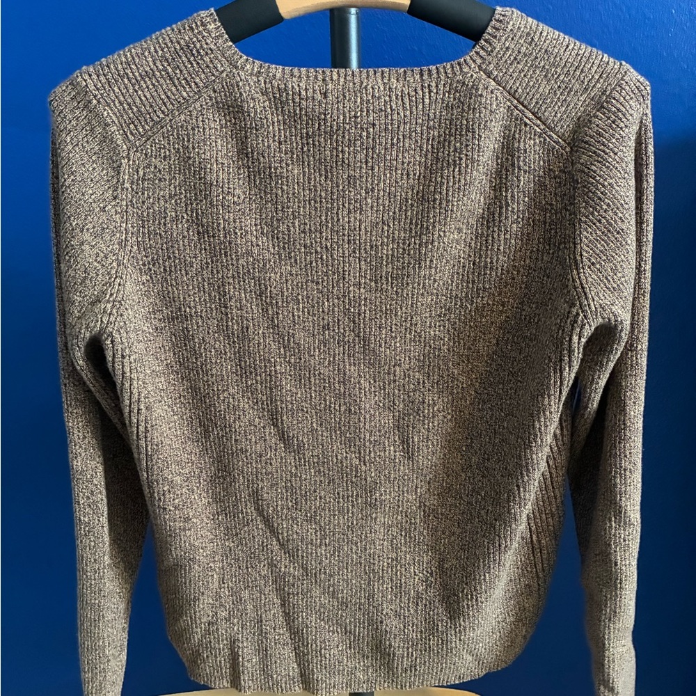 Valerie Stevens Brown V-Neck Sweater - Picture 3 of 3